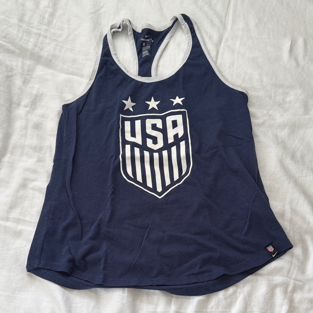 Nike Women's Navy USA Tank Top